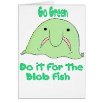 Go Green Greeting Card