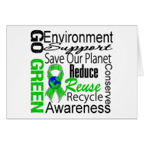 Go Green Collage Cards