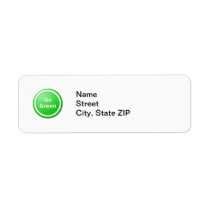 Go Green labels