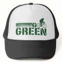 Go Green Cycling (male) hats