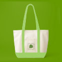 Go Green Designer Recyclable Shopping Bag - Green by mygreensac Go Green Designer Recyclable Shopping Bag - Green