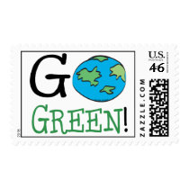 Go Green Earth Day Stamps