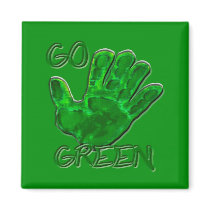 go green for Earth magnets by nefera go green for Earth magnets