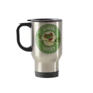 Go Green Frog Coffee Mugs