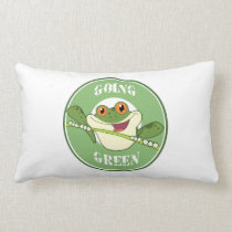 Go Green Frog pillows