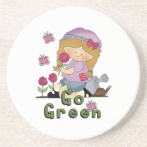 Go Green Garden coasters