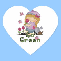 Go Green Garden stickers