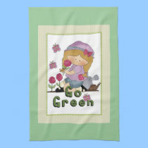 Go Green Garden kitchen towels