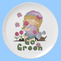 Go Green Garden plates
