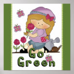 Go Green Garden Poster