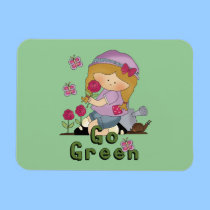 Go Green Garden magnets