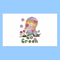 Go Green Garden stickers