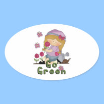 Go Green Garden stickers