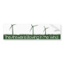 Go Green, Go Clean, Go Renewable Bumper Stickers
