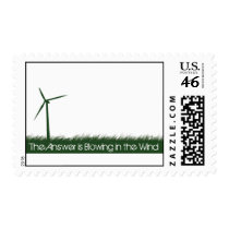 Go Green, Go Clean, Go Renewable Stamp