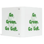 Go Green Go Galt 3 Ring Binders