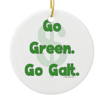 Go Green Go Galt Christmas Tree Ornament