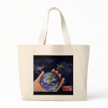 GO GREEN Handle with Love Shopping Tote Bag