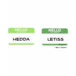 Go Green - Hello My Name is.....Funny T shirts