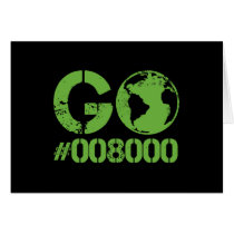 Go Green HTML RGB Greeting Card