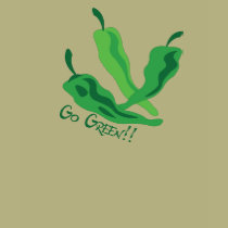 Go Green - ladies baby doll tee t-shirts