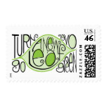 Go Green Leaf Stamp