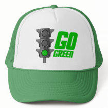 Go Green Light Trucker Hats