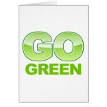 Go Green Logo Card