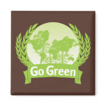 Go Green Magnet