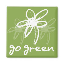 Go Green - Magnet by twilight_cat Go Green - Magnet