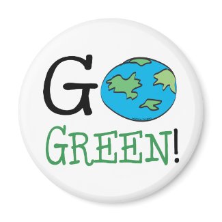 Go Green magnet