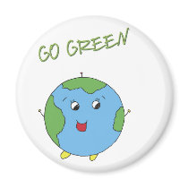 GO GREEN! Magnet