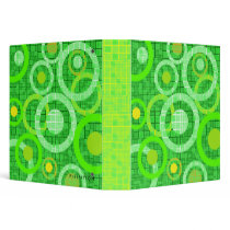 Go Green Mosaic Circle Avery Binder