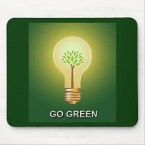 GO GREEN mousepads by Amerious GO GREEN mousepads