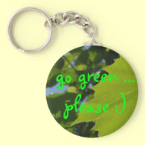 go green ... please :) keychains