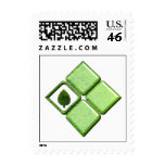 Go Green Postage Stamp