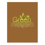 Go Green postcards