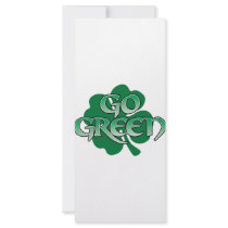 go green rack cards by divebargraphics go green rack cards