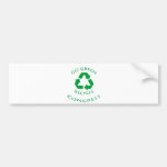Go Green Recycle Congress Bumper Stickers