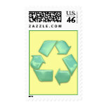 Go Green Recycle Postage Stamps