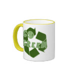 Go Green Recycle Symbol Ceramic Mug