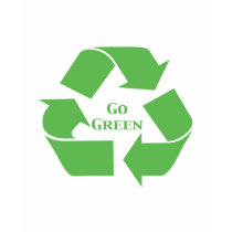 Go Green Recycle Symbol Gifts t-shirts