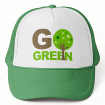 Go Green Recycle Tree Hats