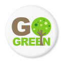 Go Green Recycle Tree magnets