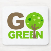 Go Green Recycle Tree Mouse Mats