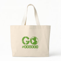 Go Green RGB CMKY Canvas Bags