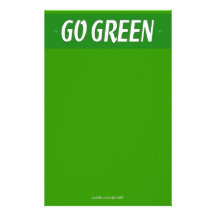 Go Green Stationery