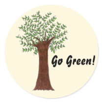 Go Green sticker