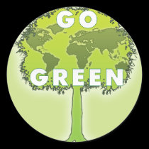 go green Sticker stickers