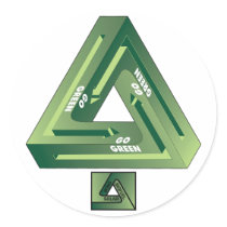 GO-Green Sticker